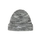Fuzzy Fold Beanie, Charcoal Multi