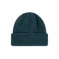 Cursive Fold Beanie, Teal