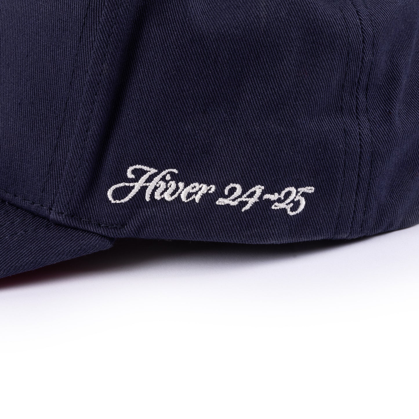 Cursive D Full Fit Cap, Navy