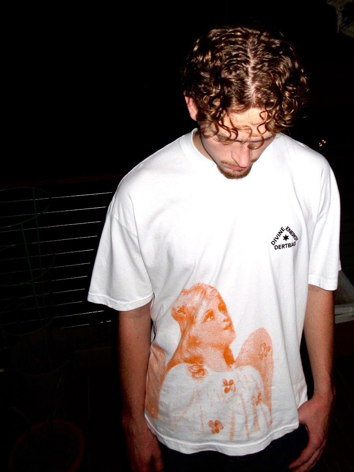 Angel Divine Triangle Tee, White