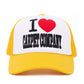 Heart Trucker Hat, Yellow