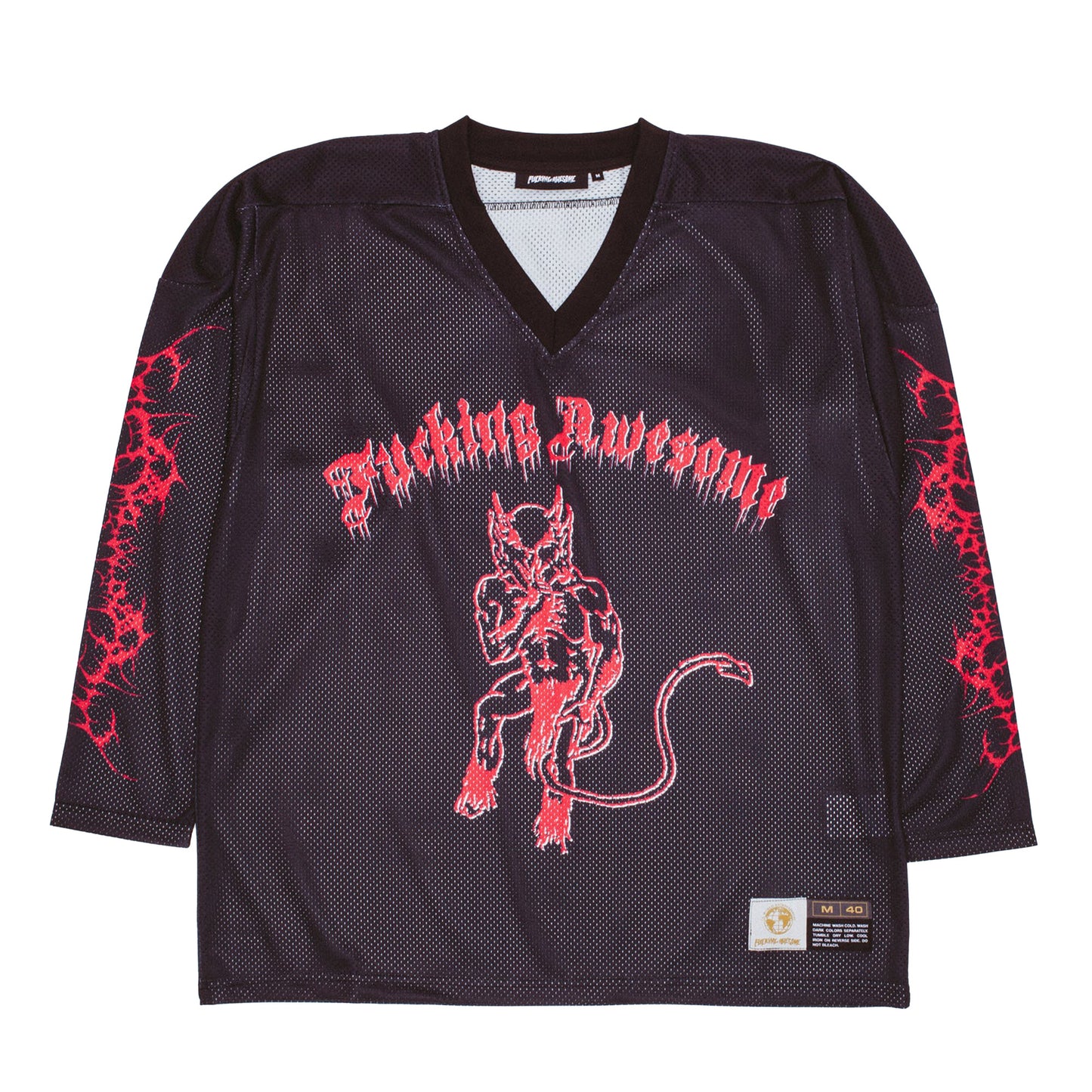 Devil Hockey Jersey, Black