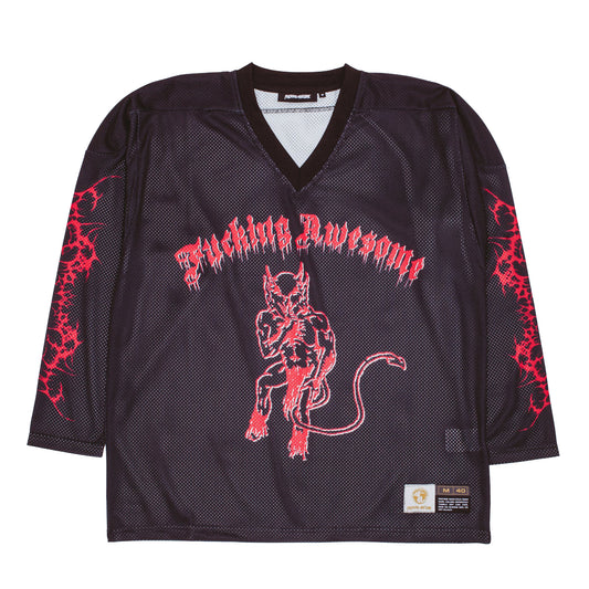 Devil Hockey Jersey, Black