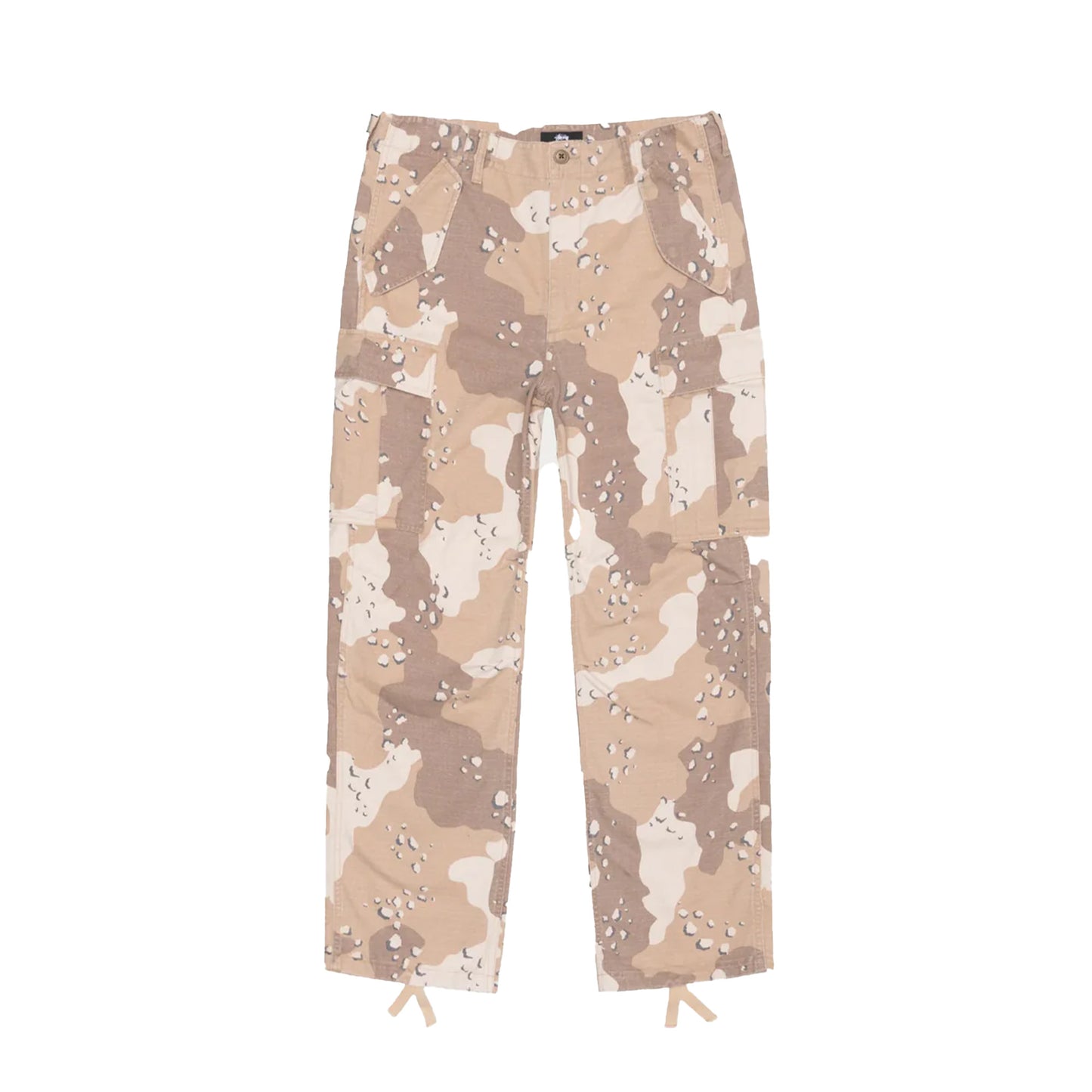 Military Cargo Ripstop Pants, Desert