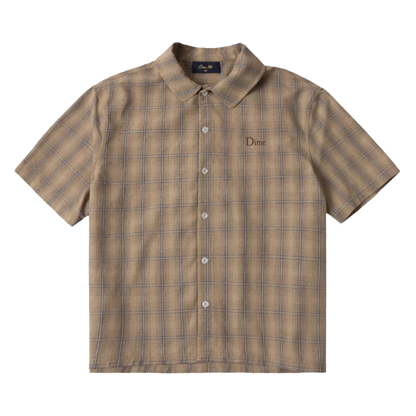 Plaid Button Up Shirt, Brown