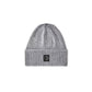 Merino Beanie, White/Black