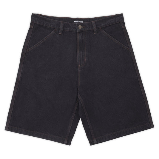 Workers Club Jean Short, Washed Black