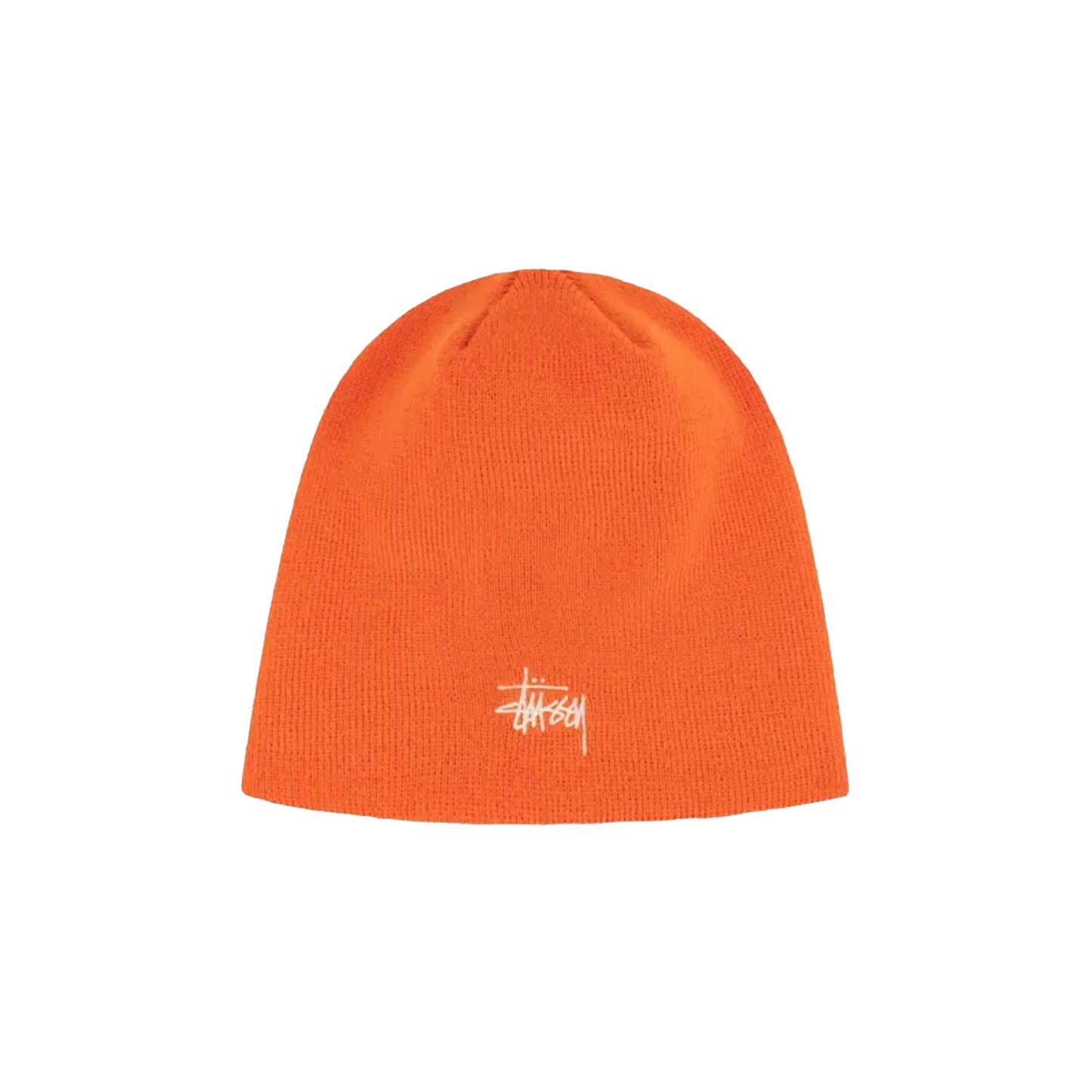 Skullcap Rolled Edge Beanie, Orange