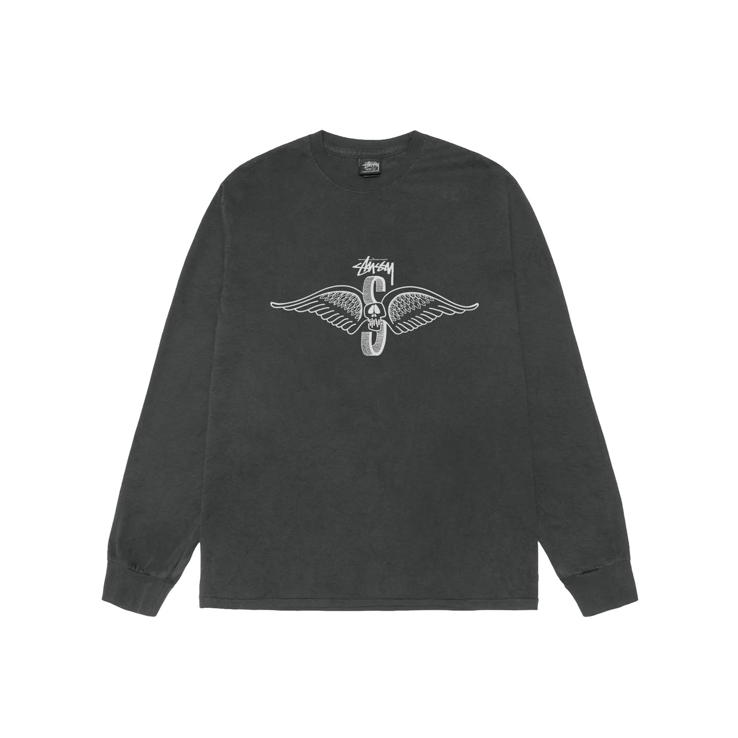 Skull Wings LS Tee, Black
