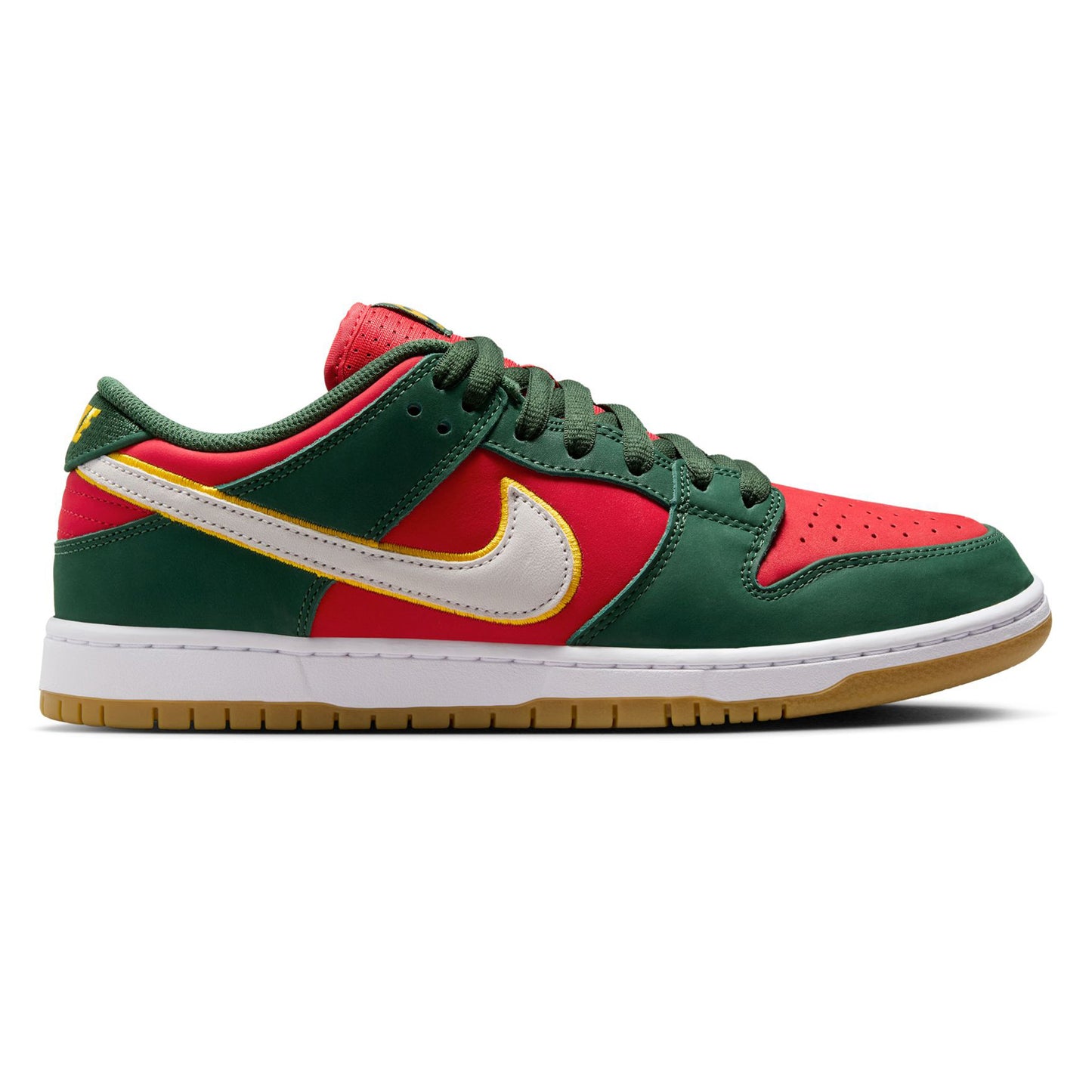 Dunk Low Pro PRM, Fir/White-University Gold