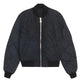 Quilted Waxed Bomber, Black