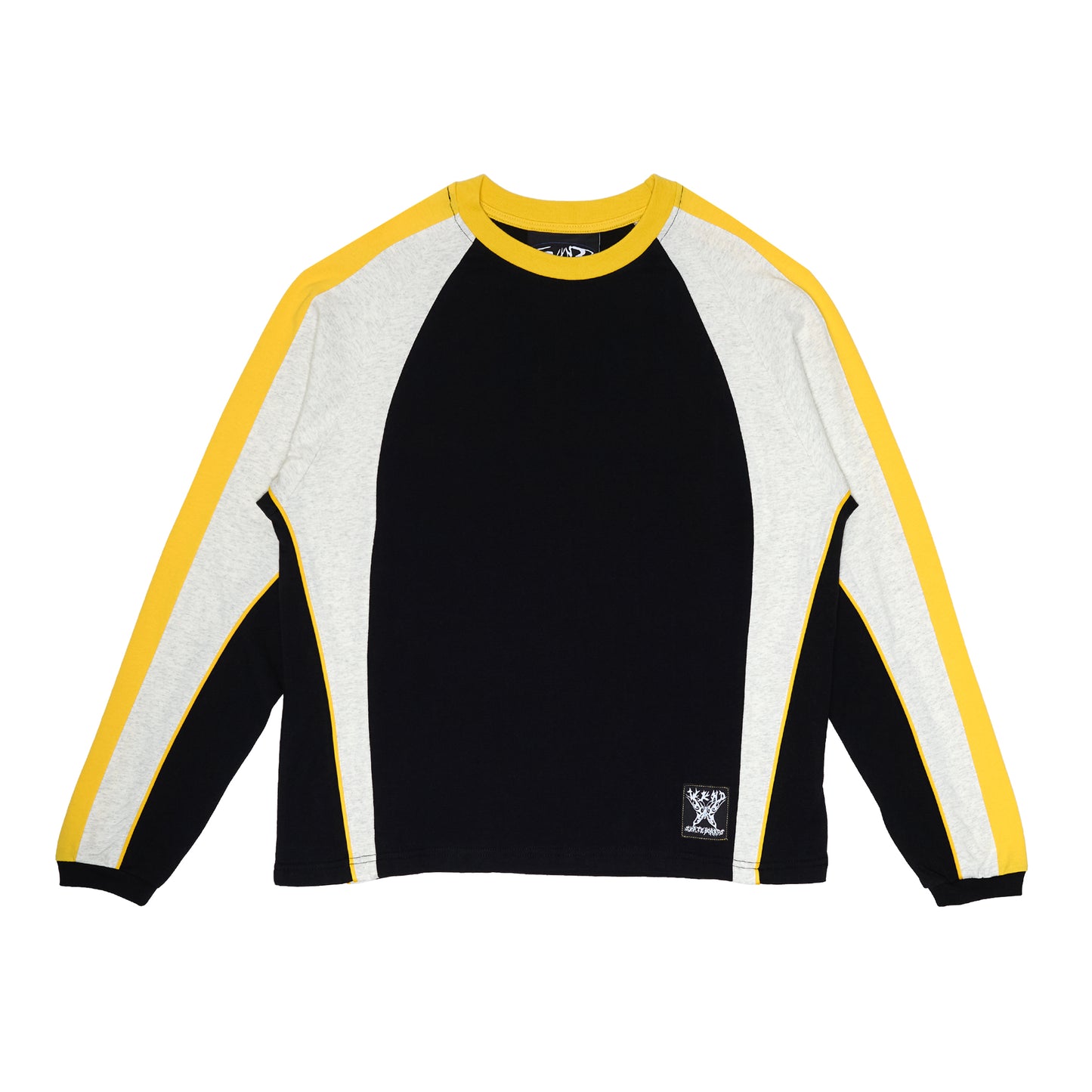 Panel Long Sleeve, Black