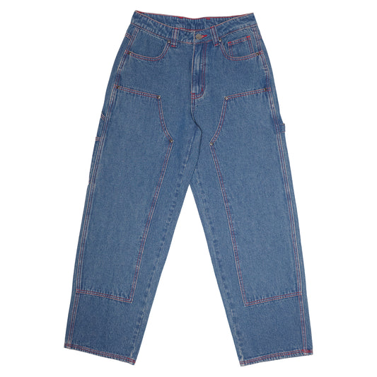 Damn Near Carpenter Jeans, Washed Blue