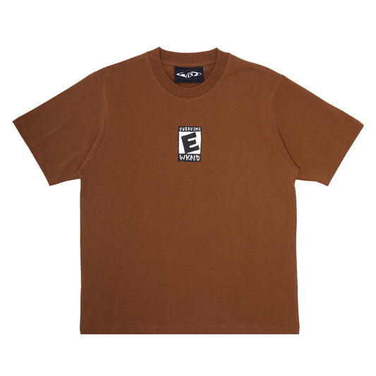 "E" is for Everyone Tee, Brown