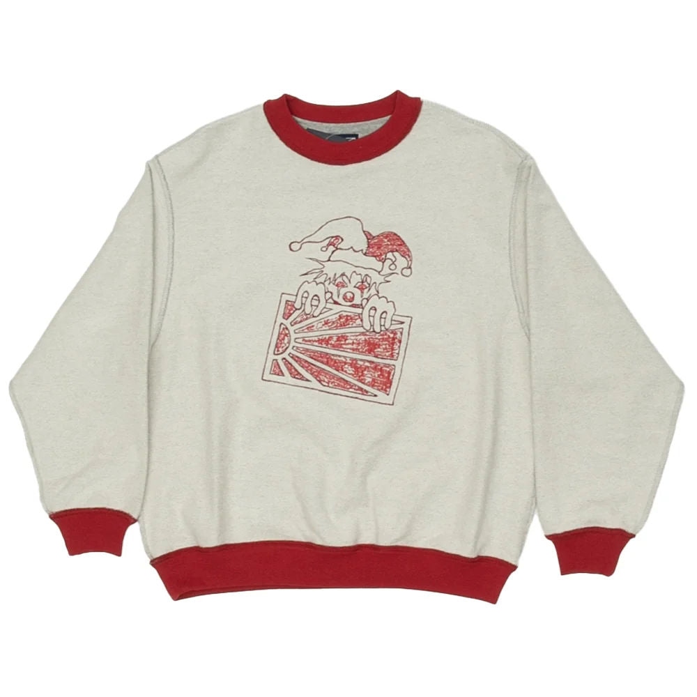 Clown Sweatshirt Knit, Grey Melange