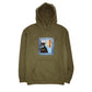 Welcome to Funky Town Hoodie, Army Green