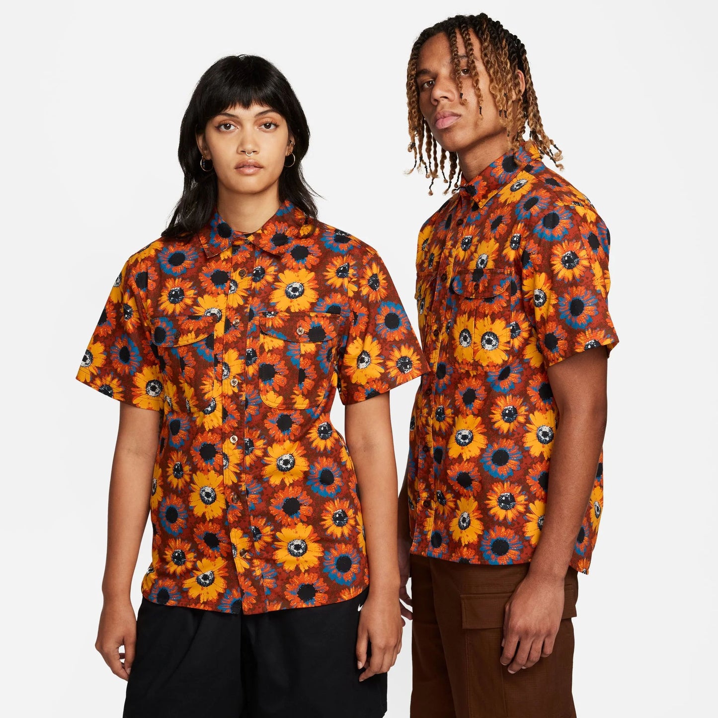 Tanglin S/S Woven Button Up, Gold