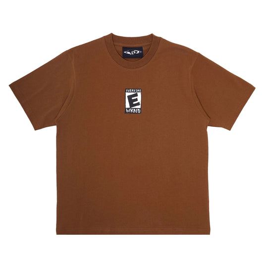 "E" is for Everyone Tee, Brown