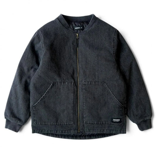 Dakota Jacket, Washed Black Denim