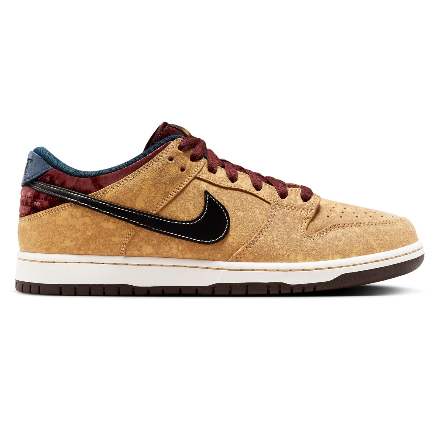 Nike SB Dunk Low Pro "City of Cinema" Celestial Gold / Black-Dark Team Red