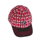 Seduction Plaid Hat, Red Plaid