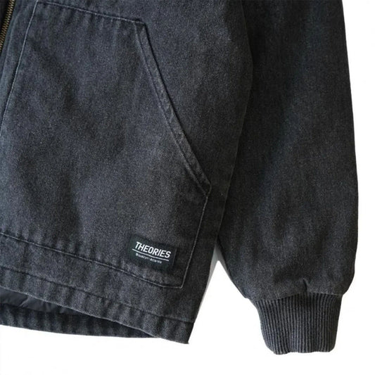 Dakota Jacket, Washed Black Denim