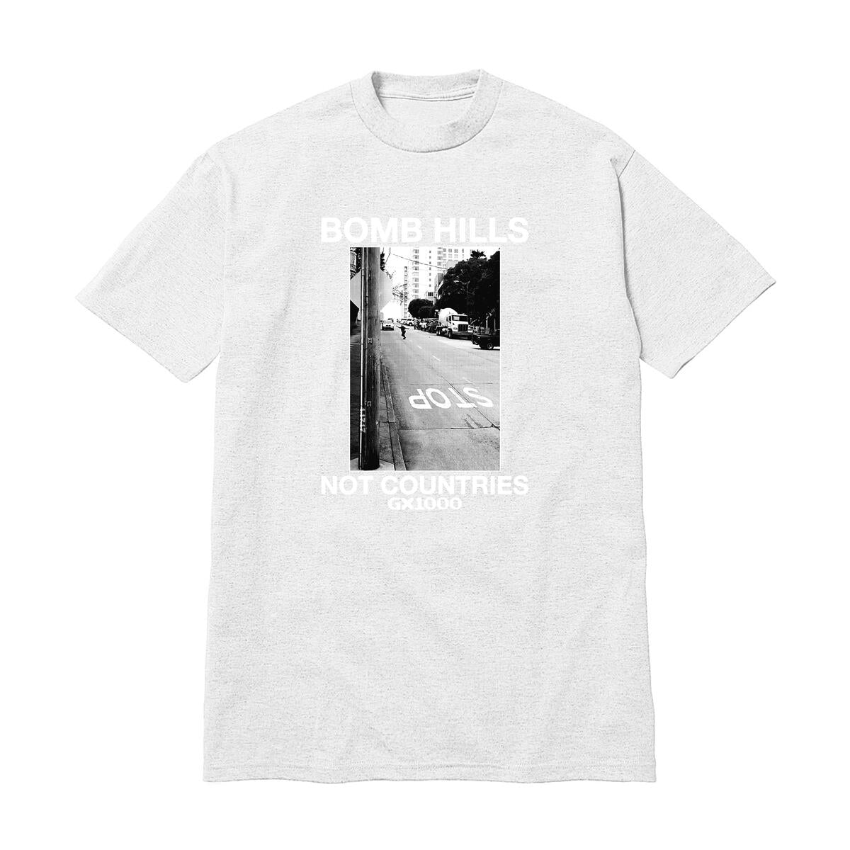 Bomb Hills Not Countries Tee, Ash