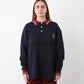Logo Polo Knit, Navy