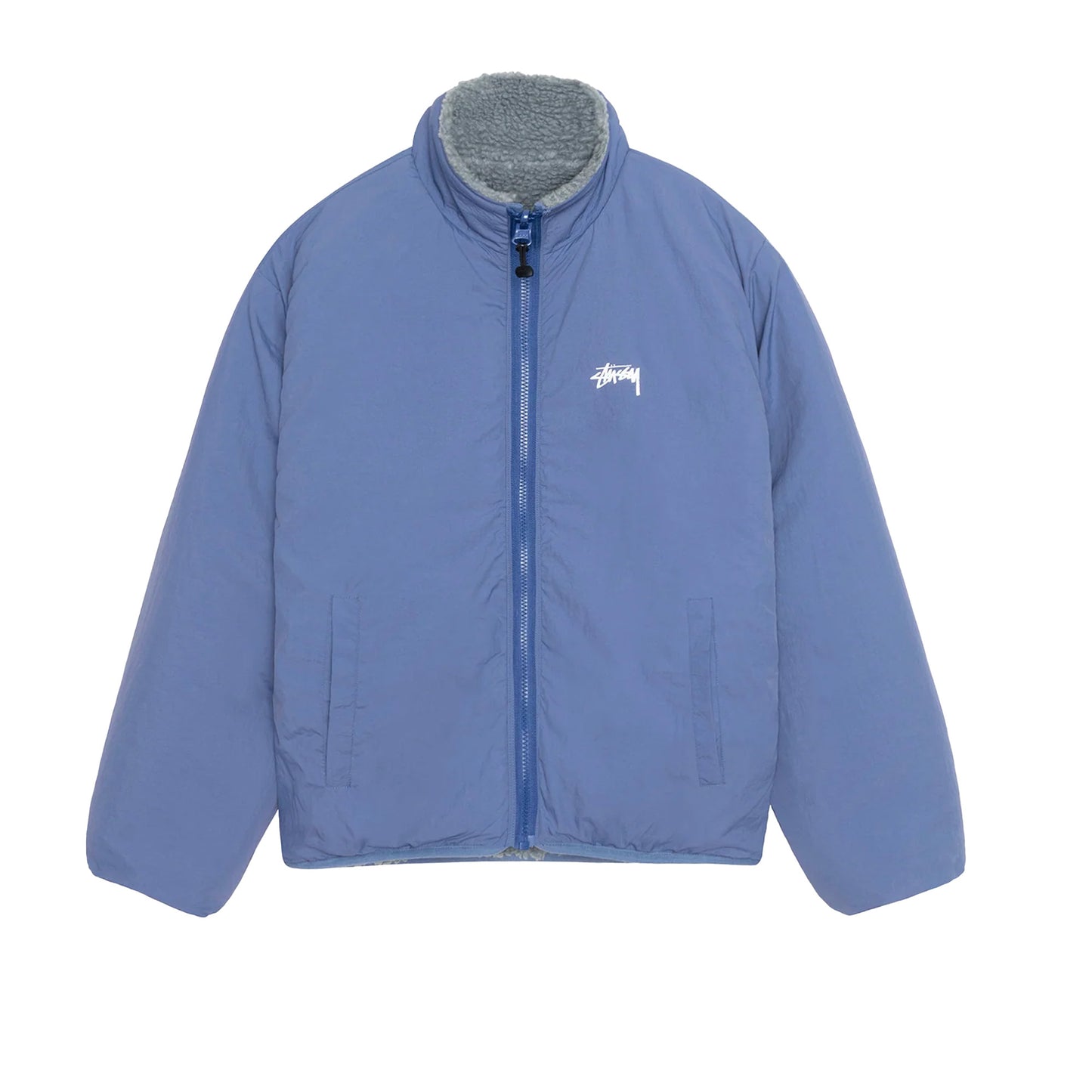 Sherpa Reversible Jacket, Bluestone