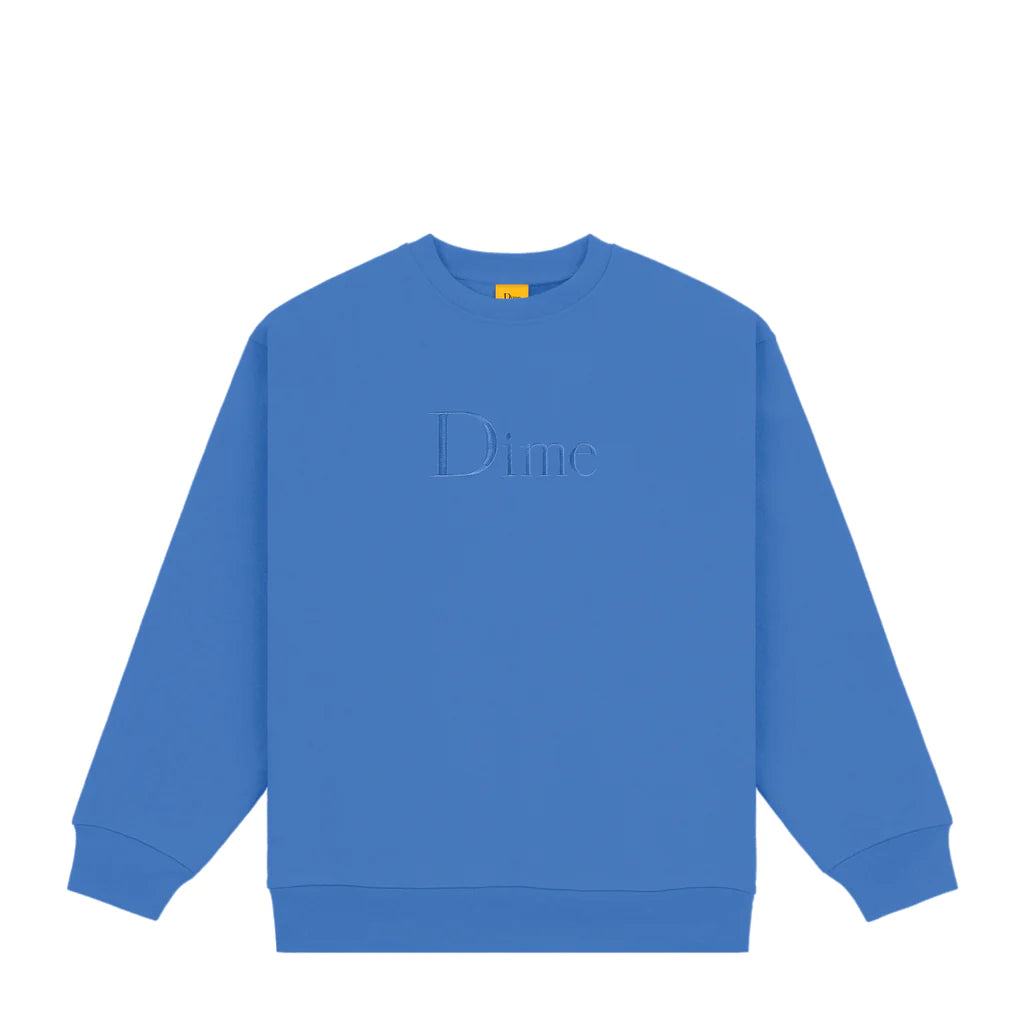 Classic Logo Crewneck, Sonic Blue