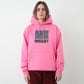 Painting Hoodie Knit, Pink