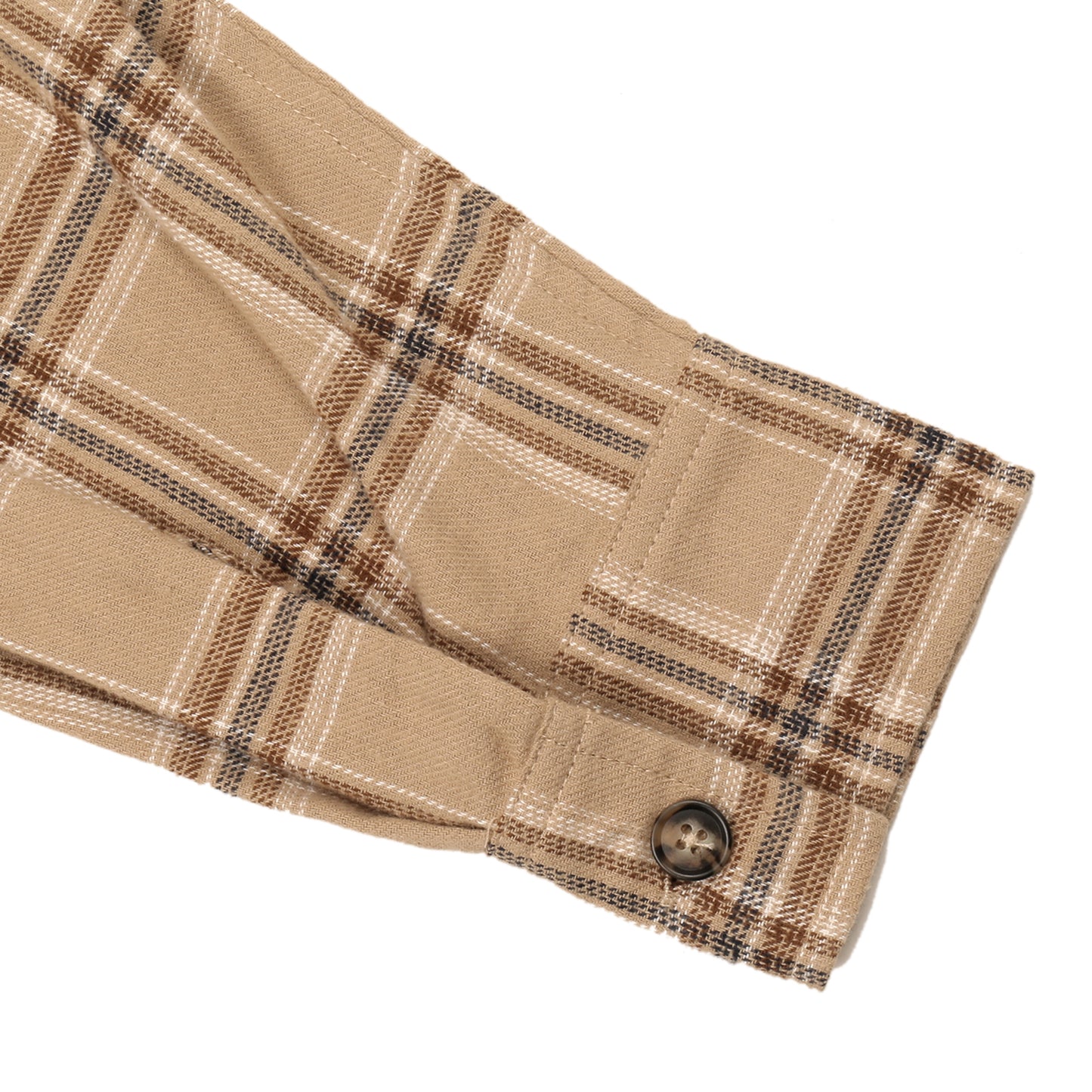 Workers Flannel L/S, Sand Flannel