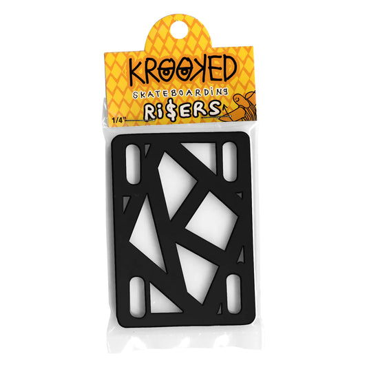 Krooked Risers 1/4, Black